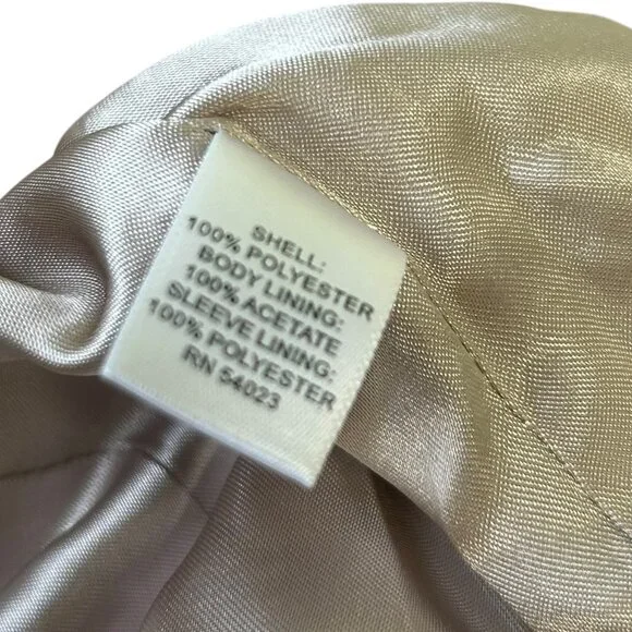 Banana Republic Beige Belted Trench Coat - XS Petite - Picture 8 of 8